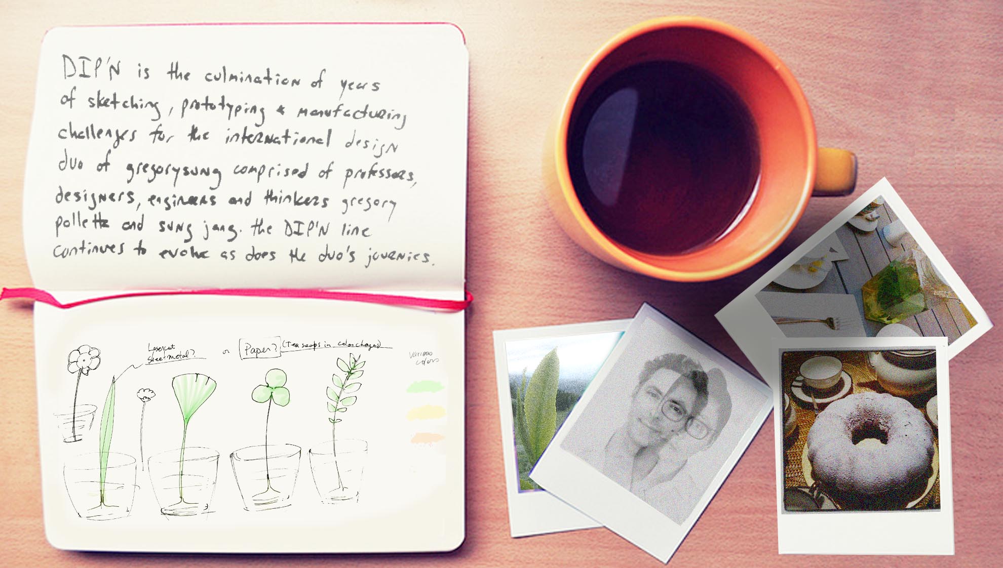 DIPN tea infuser strainer by gregorysung for GUZZINI and E-MY, italy gregory polletta